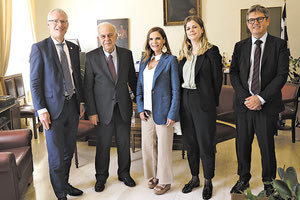 Από τη συνάντηση στο γραφείο του δημάρχου