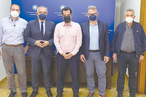 Με τον υπουργό Υγείας κ. Πλεύρη συναντήθηκε αντιπροσωπεία του Ιατρικού Συλλόγου Ηρακλείου με επικεφαλής τον κ.Βαβουρανάκη.