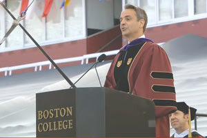 «Έχω πίστη στη γενιά σας ότι δεν θα επαναλάβετε τα λάθη του παρελθόντος», τόνισε ο Κυριάκος Μητσοτάκης, μιλώντας στην 146η τελετή αποφοίτησης του Πανεπιστημίου της Βοστόνης.