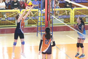 Φάση από το παιχνίδι ΓΕΗ - Πήγασος για τις Παγκορασίδες Κ14;