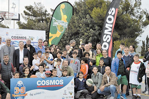 Από τις απονομές στο 3χ3 του Αρκαλοχωρίου