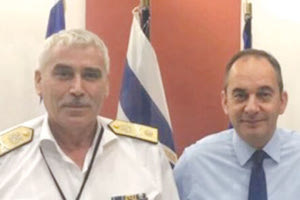 Παρουσία του Υπουργού Ναυτιλίας και Νησιωτικής Πολιτικής και του Αρχηγού του Λιμενικού Σώματος Αντιναύαρχου Λ.Σ. Γεώργιο Αλεξανδράκη