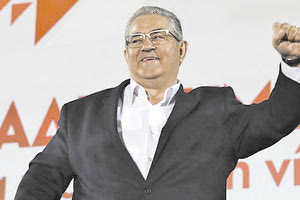 ο γενικός γραμματέας του ΚΚΕ  κ. Δημήτρης Κουτσούμπας από το Ηράκλειο