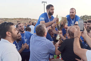 Στιγμιότυπο από τη φιέστα του Ρούβα στο ανακαινισμένο γήπεδο της Γέργερης