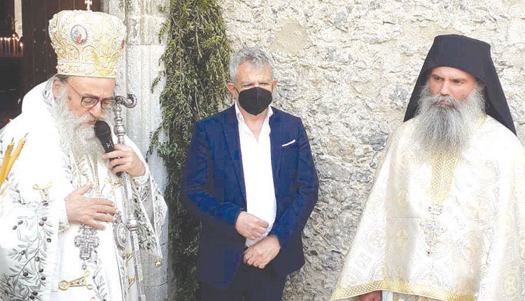 Με λαμπρότητα γιορτάστηκε στην Ιερά Μονή Βροντησίου, μεταξύ Ζαρού και Βοριζίων, την Κυριακή ανήμερα της Πρωτομαγιάς, η Αναψηλάφηση του Αποστόλου Θωμά.;