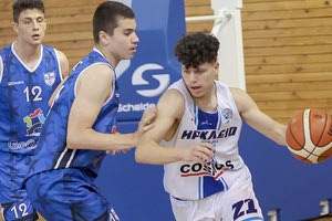 Ο Λαμπράκης σε φάση από το ματς με τις Σέρρες