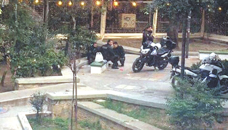 Από παλαιότερη επιχείρηση της ΕΛ.ΑΣ. στο πάρκο Θεοτοκόπουλου