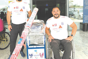 Ο Στεφανουδάκης με τον προπονητή του