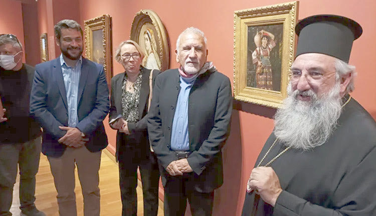 Επίσκεψη του Αρχιεπισκόπου Κρήτης στην έκθεση θησαυρών από τη συλλογή Κρασάκη