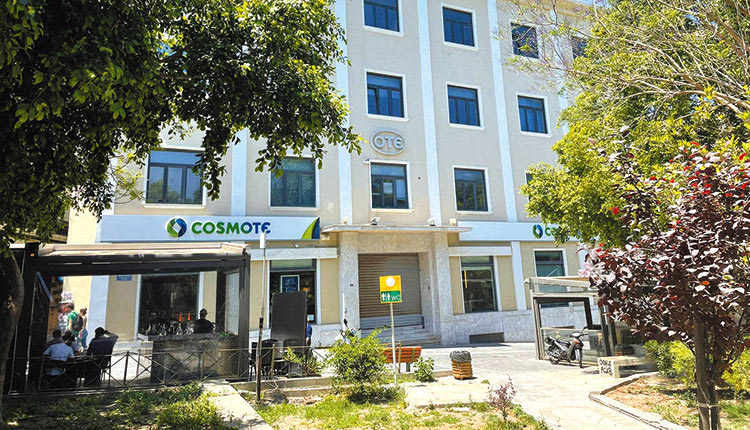 το κτήριο του ΟΤΕ στο κέντρο του Ηρακλείου