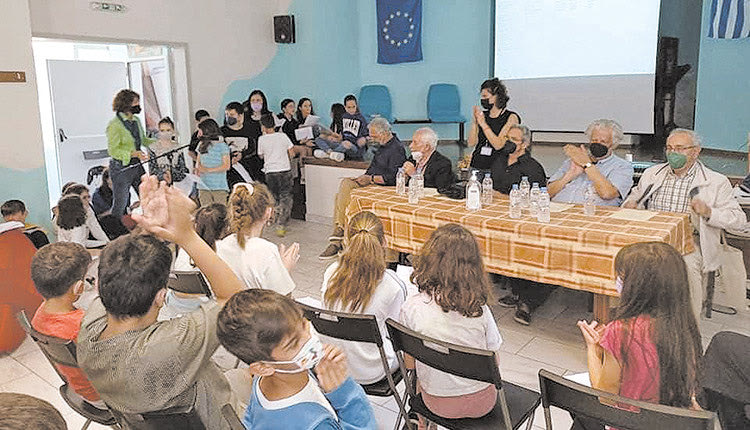 Σημαντικοί ποιητές επισκέφτηκαν τα 6ο και 44ο Δημοτικά Σχολεία Ηρακλείου