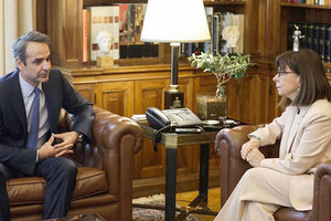 ο πρωθυπουργός στο πλαίσιο συνάντησής του με την Πρόεδρο της Δημοκρατίας