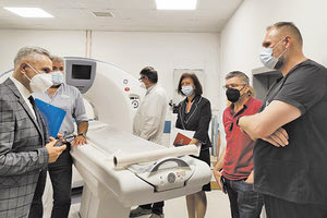 Στο νοσοκομείο Ιεράπετρας ο υποδιοικητής της ΥΠΕ Νεκτάριος Παπαβασιλείου