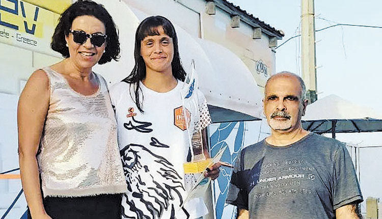   Η Βασιλάκη που βγήκε κορυφαία αθλήτρια 