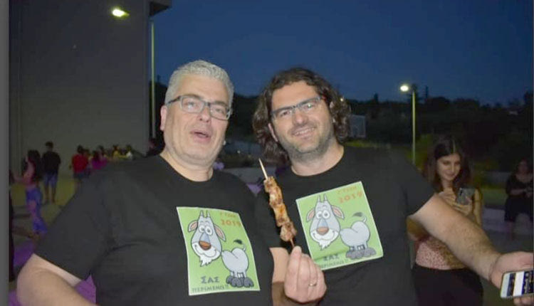 Με τον καθηγητή πληροφορικής, κ. Αστρινό  Τσουτσουδάκη, σε παλιότερη αντίστοιχη βραδιά