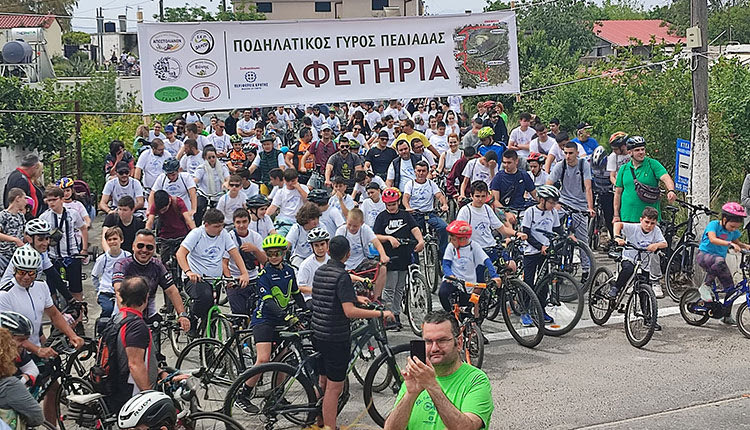 Αρκετές συμμετοχές υπήρξαν στον ποδηλατικό γύρο Πεδιάδας