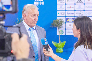 Ικανοποιημένος ο πρόεδρος της Ευρωπαϊκής Ομοσπονδίας από τους αγώνες στο Ηράκλειο