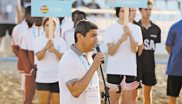 Καλωσόρισε τους αθλητές στην τελετή έναρξης ο κ. Αυγενάκης