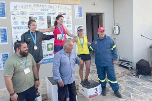 Στιγμιότυπο από τις απονομές των γυναικών