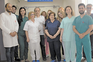 Μέλη της ομάδας της Νευροχειρουργικής Κλινικής του ΠΑΓΝΗ