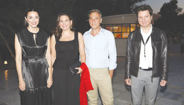 Εκεί στο Ηρώδειο βρέθηκε και η Όλγα Κεφαλογιάννη με τον σύζυγό της, Μίνω Μάτσα.