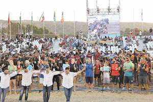 Από τη χθεσινή τελετή έναρξης των αγώνων