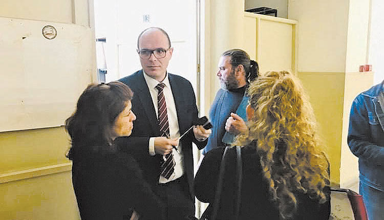 Ο δικηγόρος της οικογένειας των θυμάτων Γιώργος Κοκοσάλης 