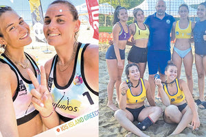 Η Γιωργοπούλου με την Μαριάτου και δεξιά τα κορίτσια που πήραν μέρος στην Καστοριά με τον κ. Κρούβα