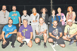 Οι νικητές του εσωτερικού τουρνουά του «Φιλία Τένις Club»