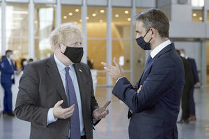 Με την προτροπή προς τον Βρετανό ομόλογο του, Μπόρις Τζόνσον, «κύριε πρωθυπουργέ είναι ώρα να αδράξουμε αυτή τη στιγμή» ο πρωθυπουργός, Κυριάκος Μητσοτάκης