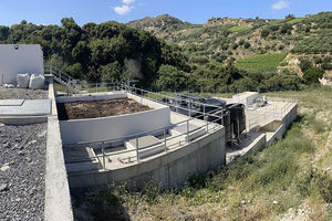 Η μονάδα Επεξεργασίας Λυμάτων (ΕΕΛ) της ΔΕΥΑΗ στον Αγ. Σύλλα