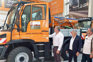 νέο υπερσύγχρονο μηχάνημα για την κάλυψη λακκουβών στον Δήμο Φαιστού