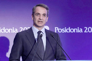 από την έκθεση «Ποσειδωνία 2022» ο πρωθυπουργός Κυριάκος Μητσοτάκης