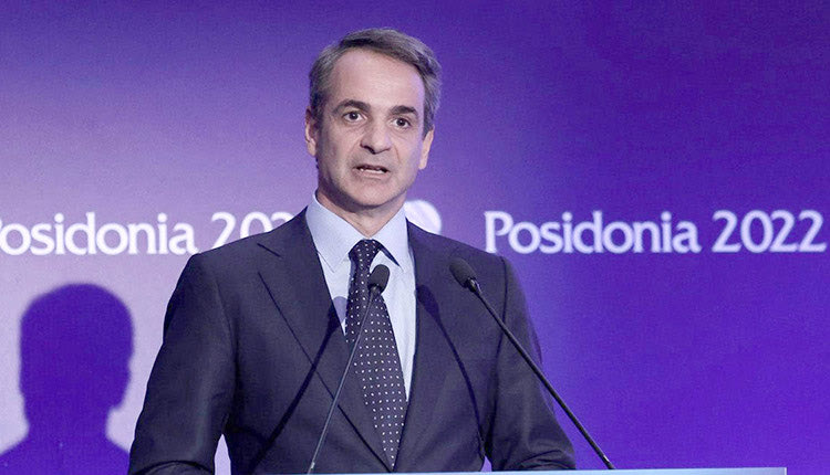 από την έκθεση «Ποσειδωνία 2022» ο πρωθυπουργός Κυριάκος Μητσοτάκης