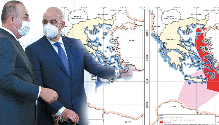 16 χάρτες που απεικονίζουν, με παραστατικό και αδιάψευστο τρόπο, τις τουρκικές παράνομες, μονομερείς ενέργειες