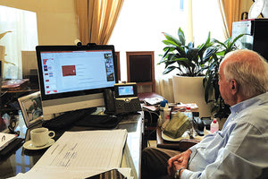 Τηλεδιάσκεψη δημάρχου Ηρακλείου Βασίλη Λαμπρινού με θέμα «σχεδιασμός και ωρίμανση πολιτιστικής διαδρομής στην πόλη του Ηρακλείου»