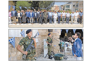 Τίμησαν τους Κρητικούς πατριώτες που αιχμαλωτίστηκαν στη στοά Μακάσι στις 15 Ιουνίου 1943 από τους Γερμανούς