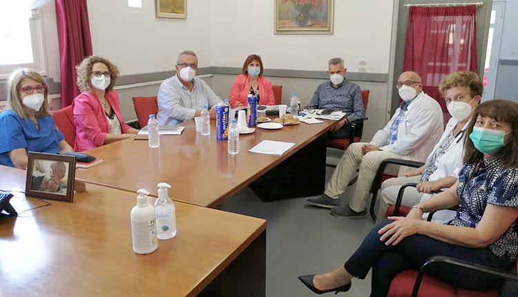 Στο νοσοκομείο Σητείας ο νέος υποδιοικητής της 7ης ΥΠΕ Κρήτης κ. Νεκτάριος Παπαβασιλείου