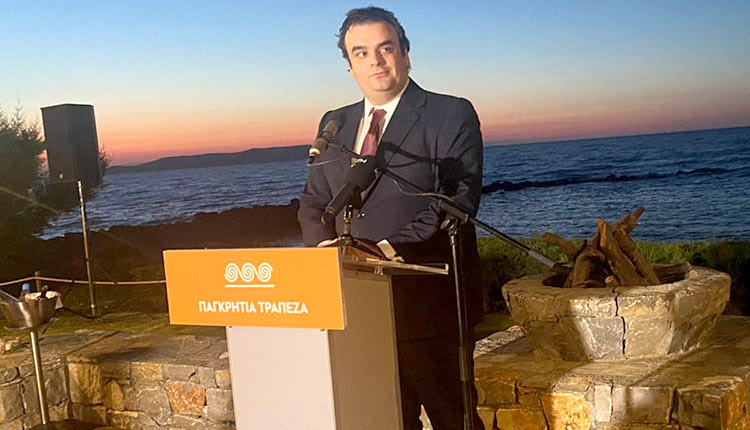 ο Υπουργός Ψηφιακής Διακυβέρνησης κ. Κυριάκης Πιερρακάκης στην εκδήλωση της Παγκρήτιας Τράπεζας στο Ηράκλει