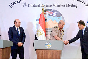 5η Τριμερής Συνάντηση των υπουργών Εθνικής Άμυνας Ελλάδας, Κύπρου και Αιγύπτου στο Κάιρο
