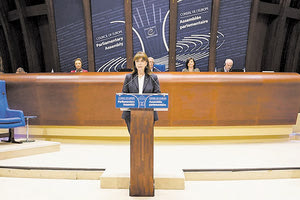 απάντηση της Ελληνίδας Προέδρου της Δημοκρατίας Κατερίνας Σακελλαροπούλου απέναντι στην προκλητικότητα της Τουρκίας στο Συμβούλιο της Ευρώπης.