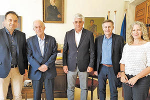 Συνάντηση Λαμπρινού με τον προέδρο της ΚΕΔΕ