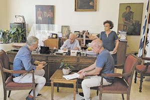 υπογραφές για την ολοκλήρωση της δεύτερης φάσης διαμόρφωσης – αποκατάστασης του ισόπεδου τμήματος των τειχών