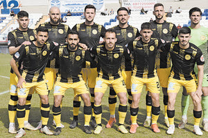 Ο Εργοτέλης όπως παρατάχθηκε στο παιχνίδι με το Αιγάλεω δύο αγωνιστικές πριν το τέλος