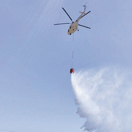 Με όλα τα διαθέσιμα μέσα βοήθησε στην κατάσβεση ο Δήμος Μαλεβιζίου 