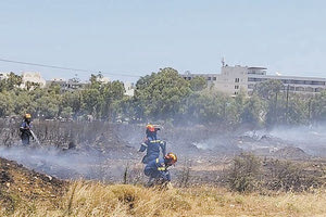 Υπό έλεγχο τέθηκε η φωτιά χάρη στην άμεση επέμβαση της Πυροσβεστικής