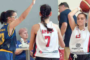 Η Τσαγκαράκη του Ανδρογέα σε φάση από το χθεσινό παιχνίδι