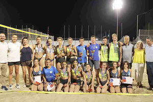 Στιγμιότυπο από τις απονομές των πρώτων στην κατηγορία Κ17