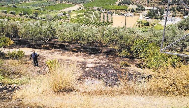 Από τσιγάρο ξεκίνησε η φωτια στα Σταυράκια