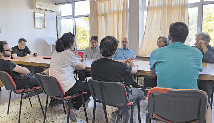 Από τη συνάντηση με ερευνήτριες και ερευνητές